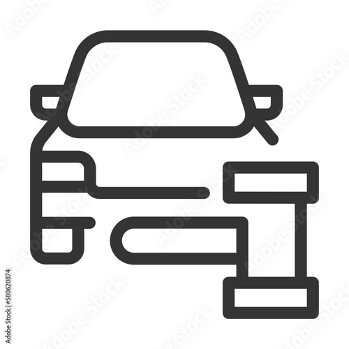 Pixel perfect, editable stroke, up scalable, line, vector bloop icon.