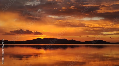 orange sunset - orangener Sonnenuntergang