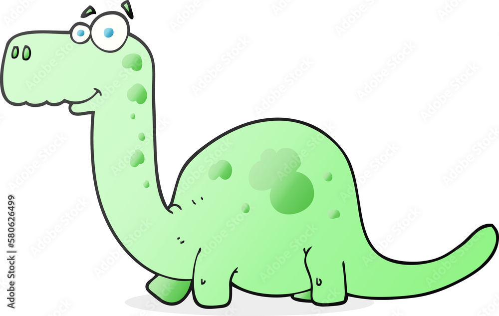 Obraz premium cartoon dinosaur