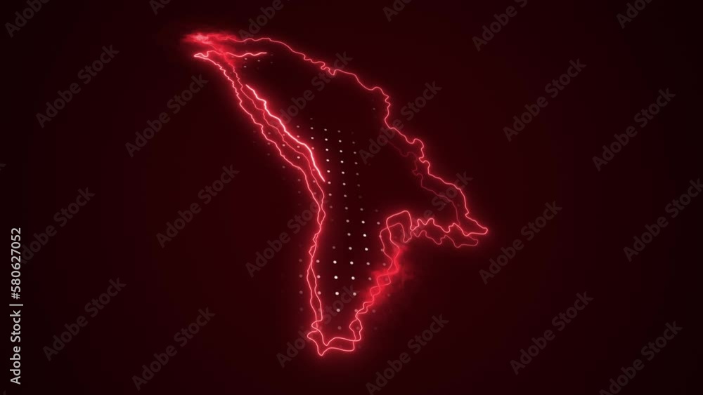 3D Neon Red Moldova Map Borders Outline Loop Background. Neon Red Colored Moldova Map Borders Outline Seamless Loop Dark Background. Moldova Neon Map Borders Outline. 3D Neon Red Moldova Map Borders Outline Loop Background. Neon Red Colored Moldova Map Borders Outline Seamless Loop Dark Background. Moldova Neon Map Borders Outline.