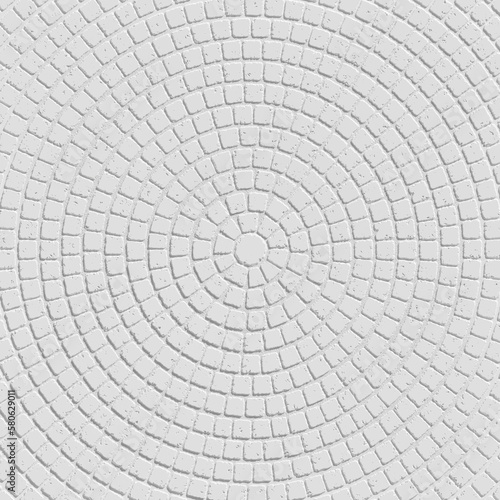 White cobblestone material (perfect seamless pattern)