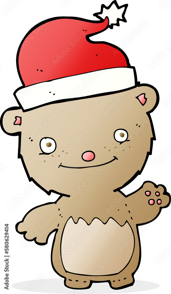 cartoon christmas teddy bear cartoon christmas teddy bear