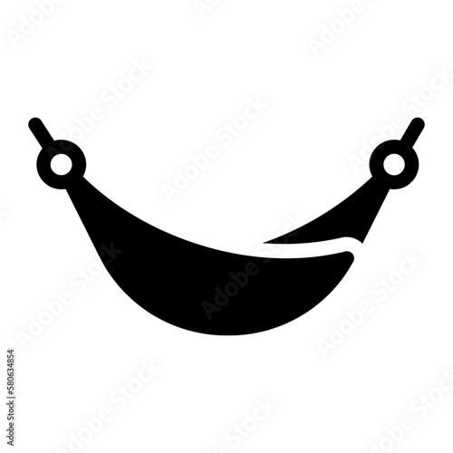 hammock glyph icon