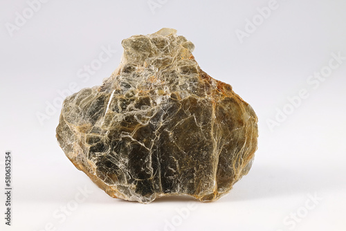 Tableau sur toile Muscovite, also known as common mica, isinglass, or potash mica, a mica mineral