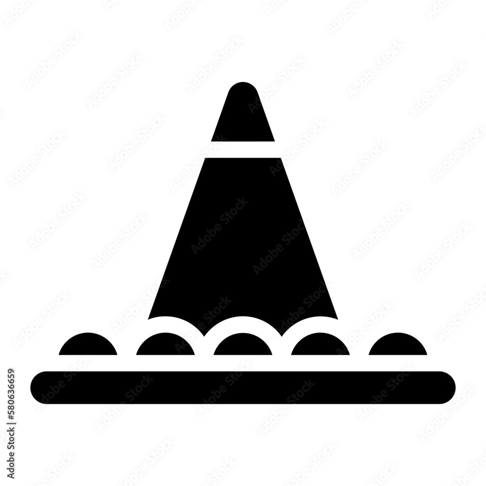 tumpeng glyph icon tumpeng glyph icon