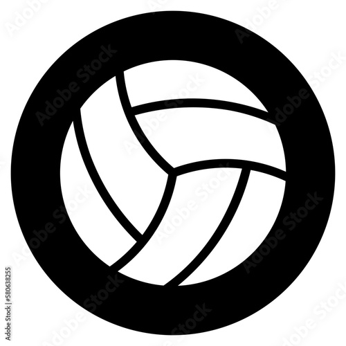 volleyball glyph icon