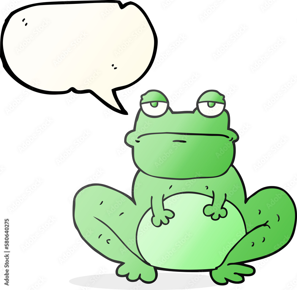 speech bubble cartoon frog speech bubble cartoon frog