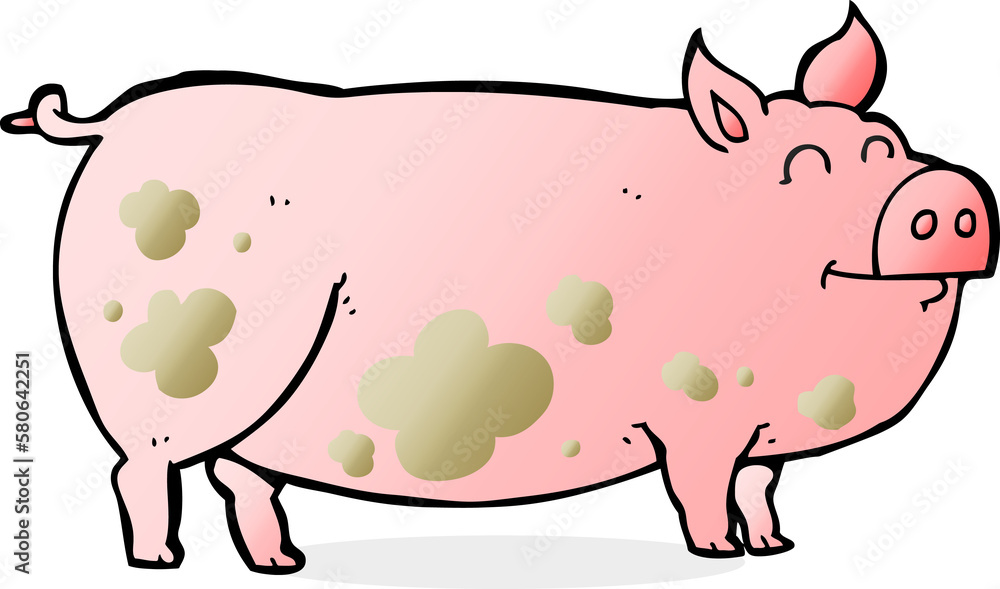 cartoon muddy pig cartoon muddy pig