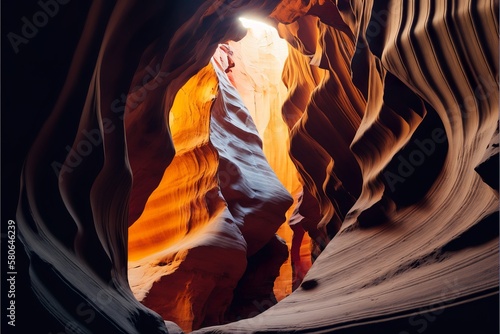 a beautiful natural formation, you can hike through narrow gaps in the canyon