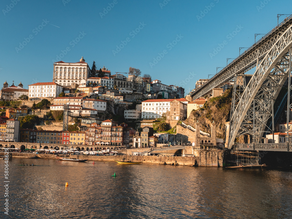 Fototapeta premium The streets and beautiful architecture in Porto, Portugal.