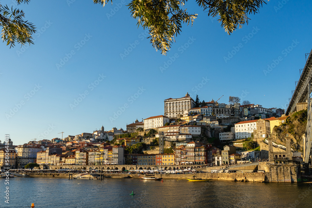 Fototapeta premium The streets and beautiful architecture in Porto, Portugal.