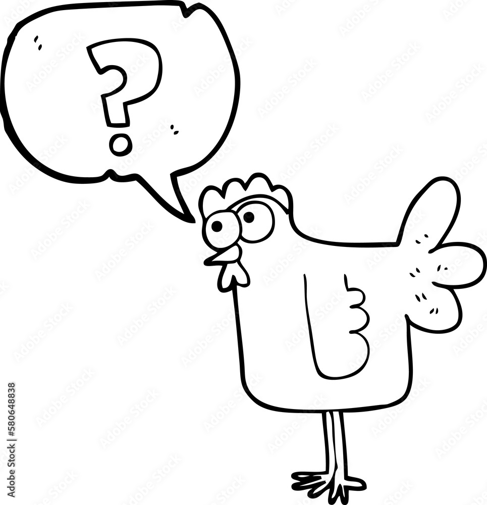 speech bubble cartoon confused chicken speech bubble cartoon confused chicken