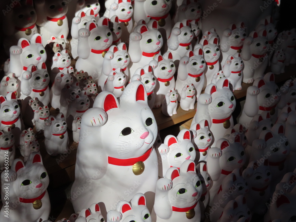 豪徳寺に収められている招き猫 豪徳寺に収められている招き猫