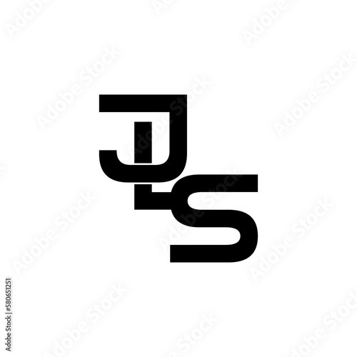 jls initial letter monogram logo design
