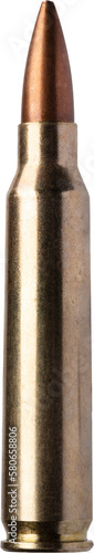 boattail hollow point bullet on an AR-15 cartridge photo