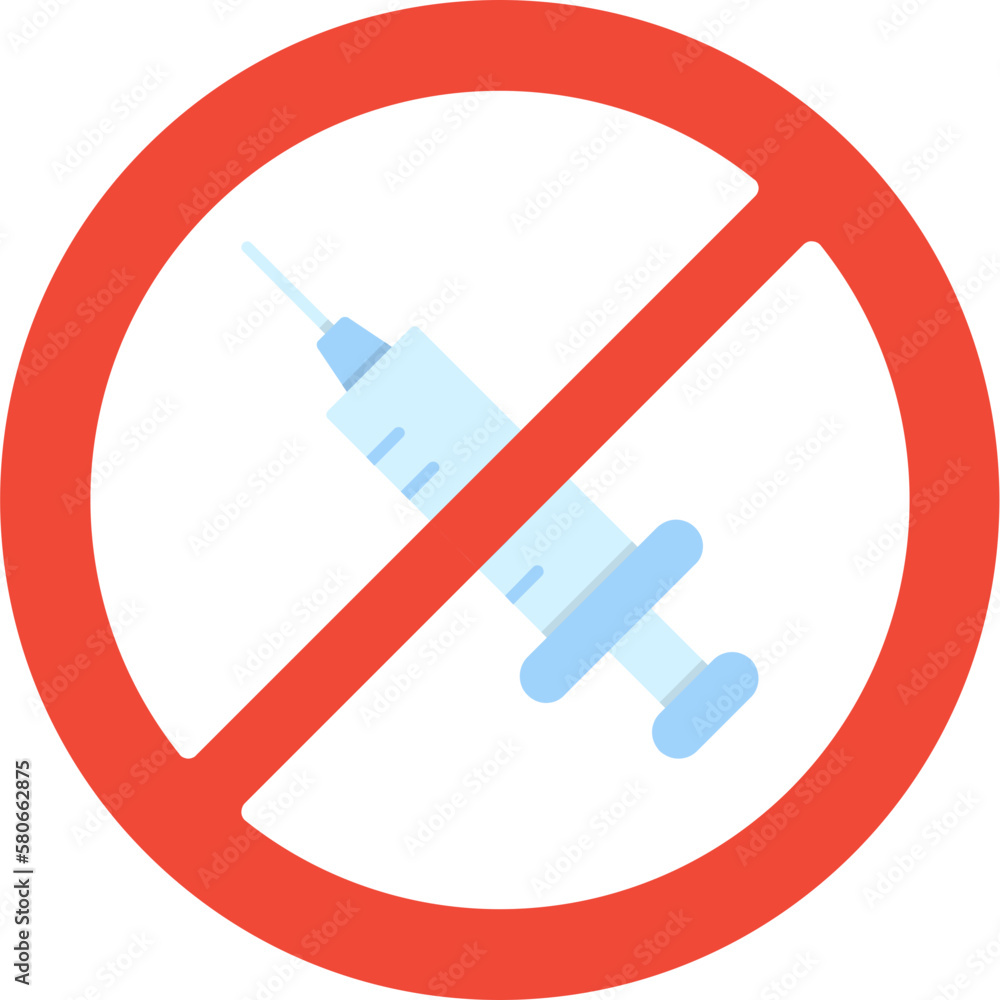 No Vaccines Icon