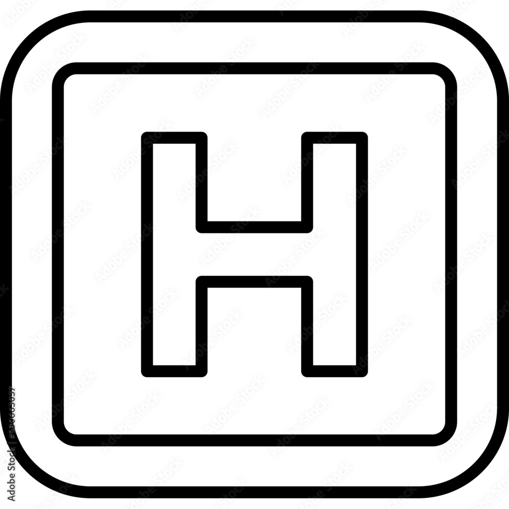 Heliport Pixel Perfect Detail Icon Heliport Pixel Perfect Detail Icon