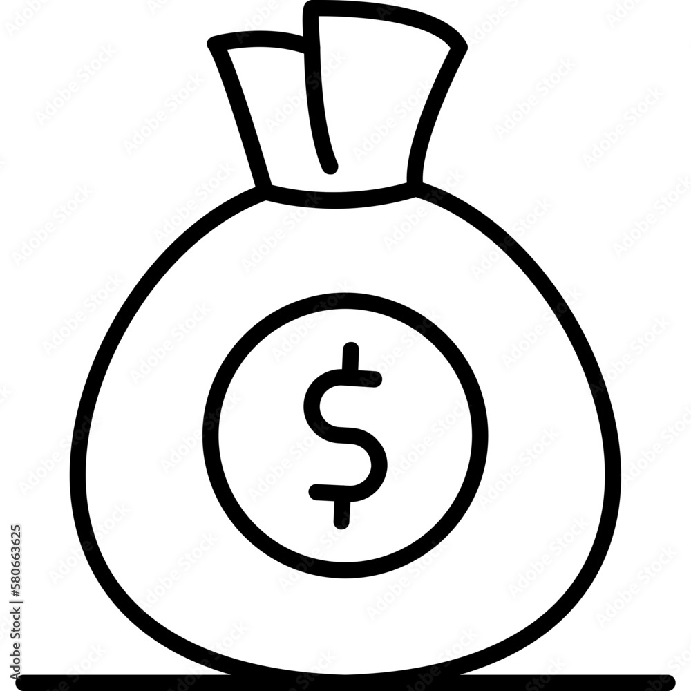 Money Bag Icon Money Bag Icon
