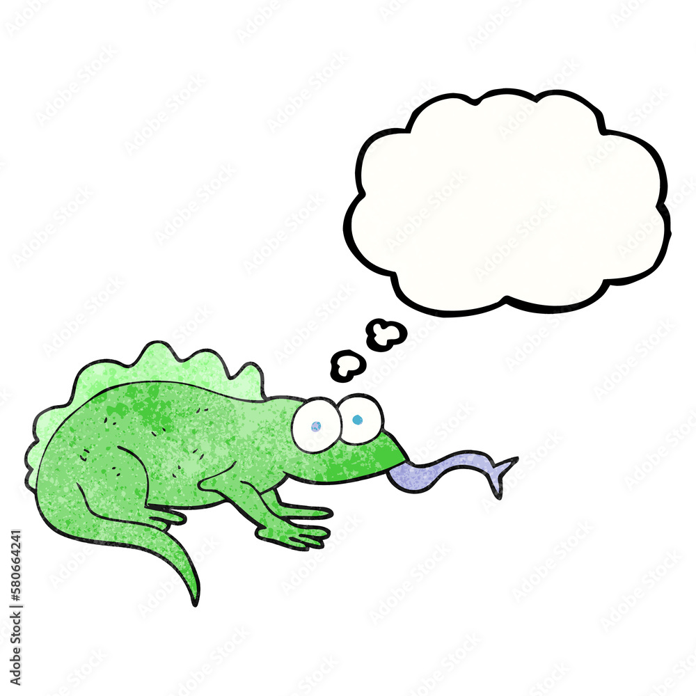 thought bubble textured cartoon lizard thought bubble textured cartoon lizard
