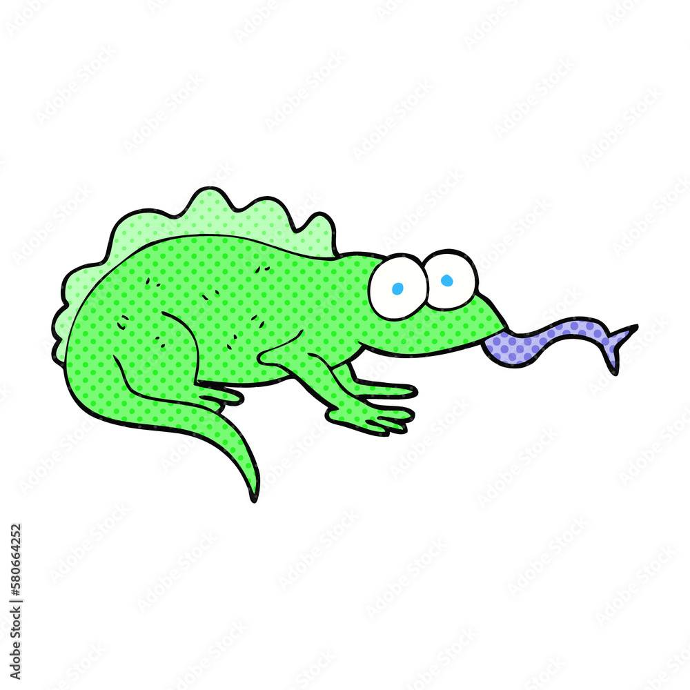 Fototapeta premium cartoon lizard