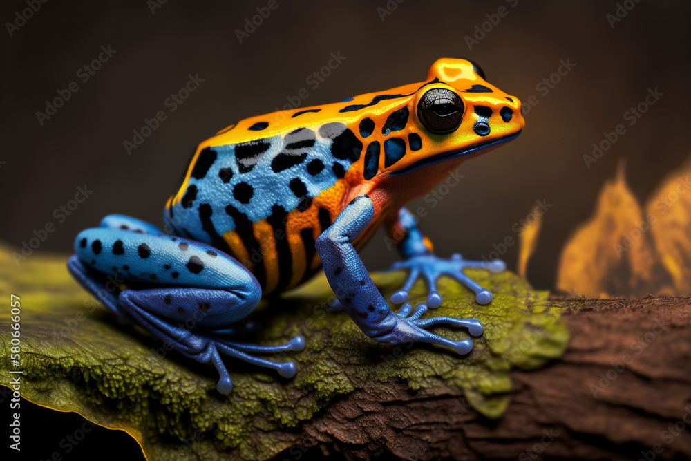 Obraz premium Poison Dart Frog. Generative AI