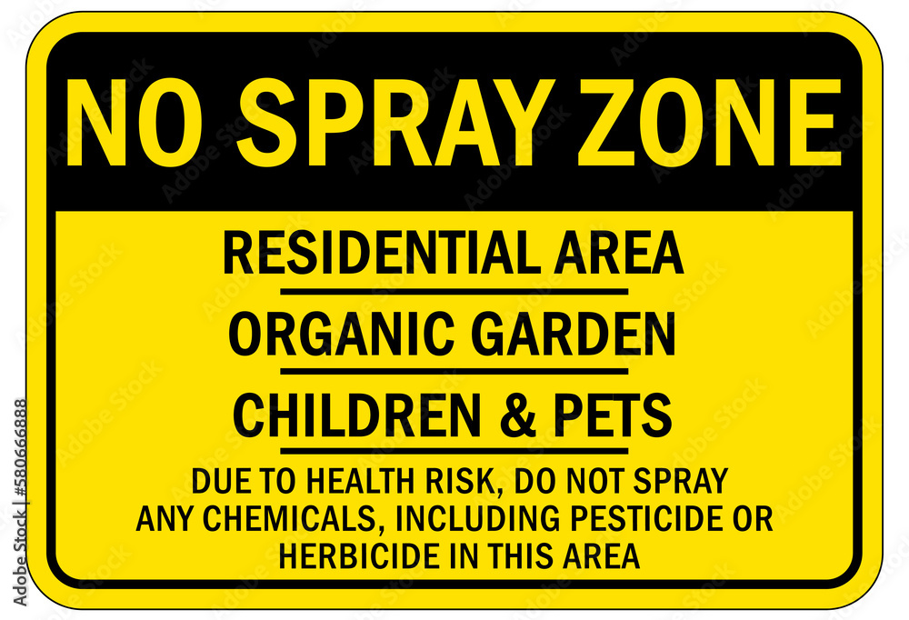 Vettoriale Stock Pesticide chemical hazard sign and labels resident