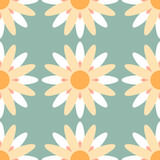 seamless pattern with flowers, seamless floral background, floral summer style, repeating pattern, abstract vector art, ideal for fashion, textiles and paper design