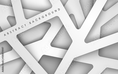 Abstract white gray dimension line background. eps10 vector