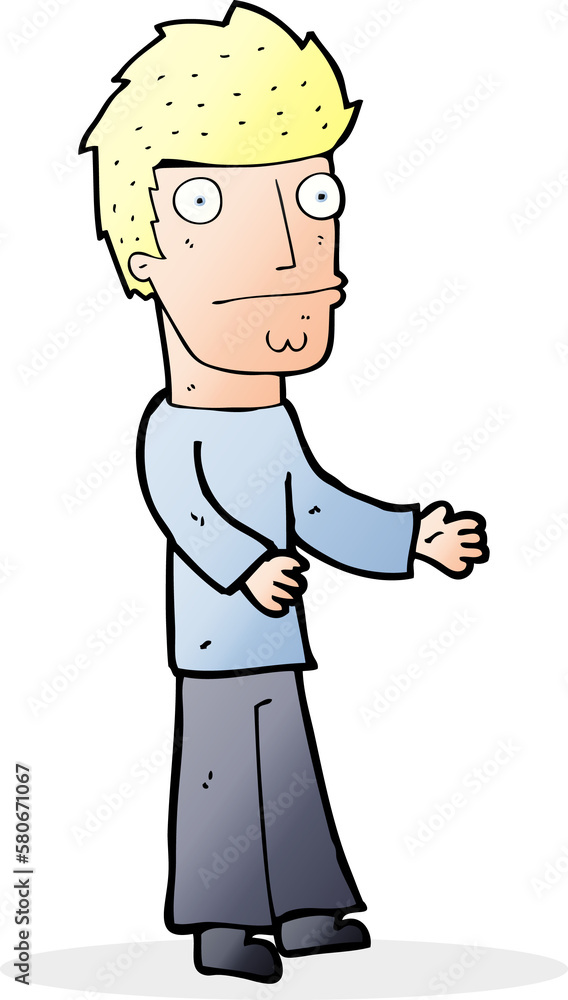 cartoon confused man cartoon confused man