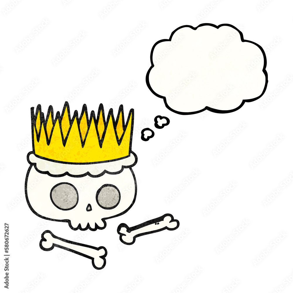 thought bubble textured cartoon crown thought bubble textured cartoon crown