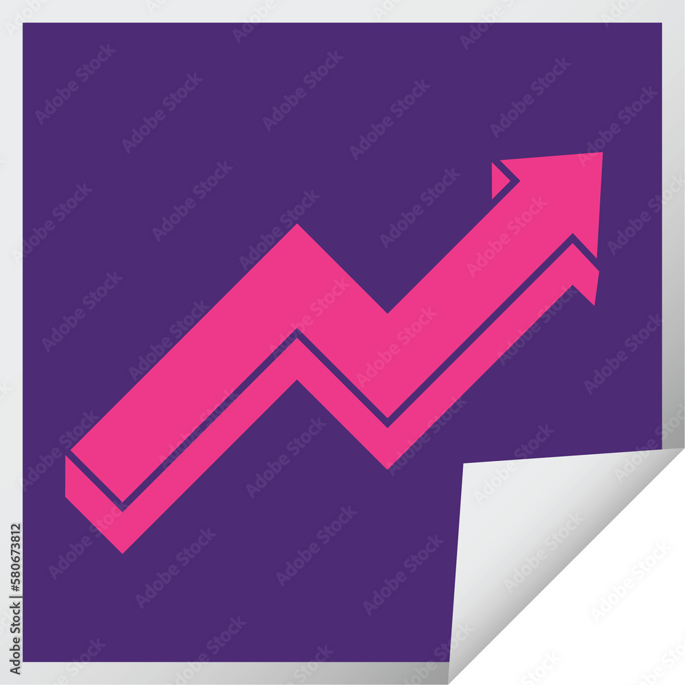 performance arrow square peeling sticker performance arrow square peeling sticker
