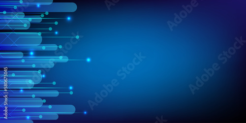 Technology of future background,artificial intelligence,hitech illustration