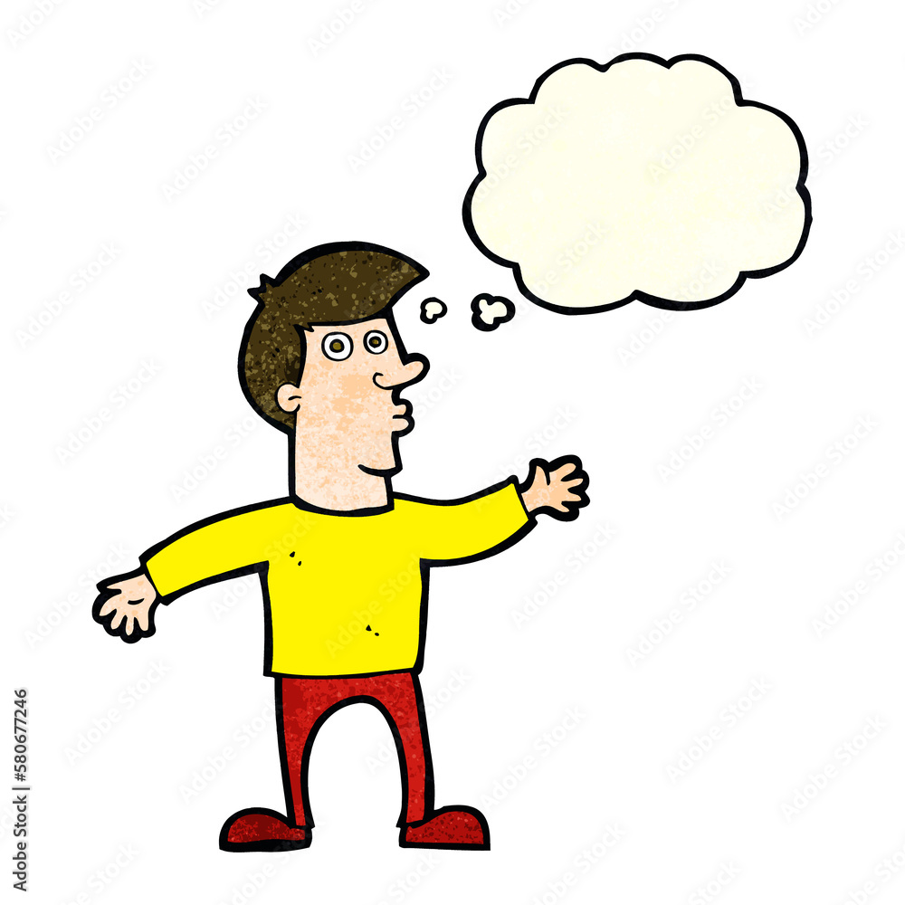 cartoon worried man with thought bubble cartoon worried man with thought bubble