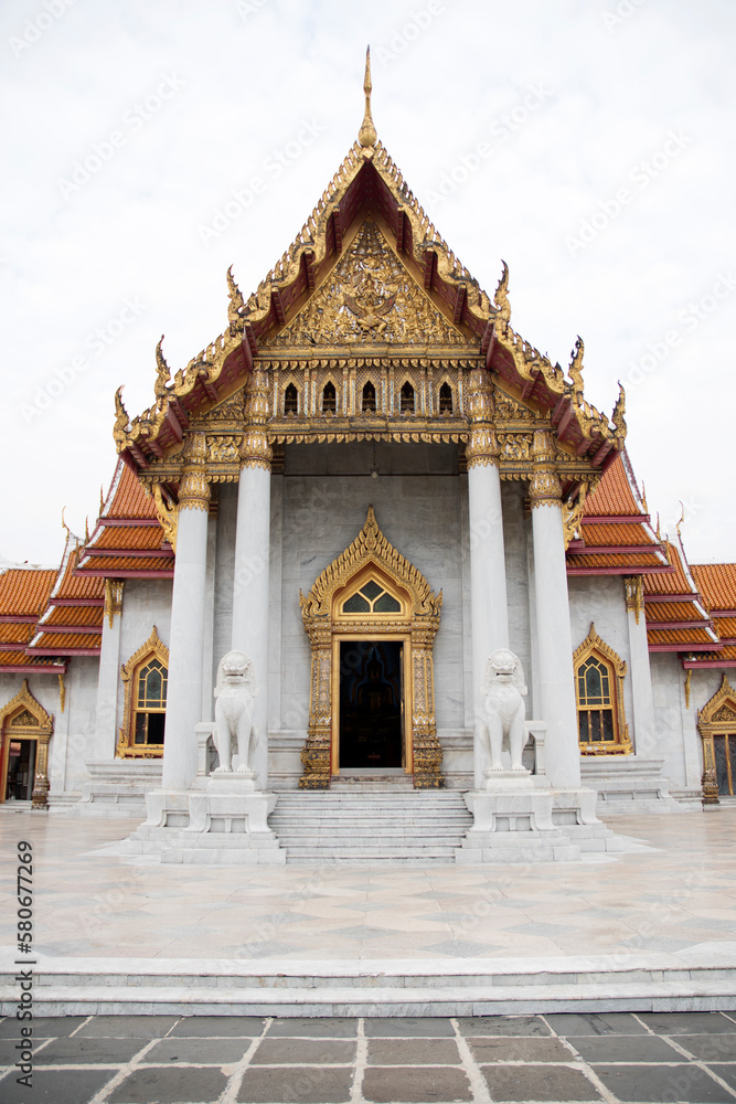 Wat Benchamabophit Dusitwanaram or Marble Temple in Bangkok