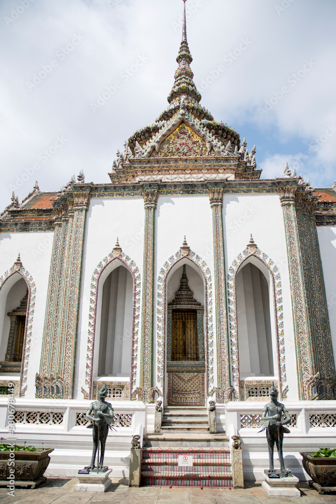 Phra Viharn Yod temple at Grand Palace complex in Bangkok