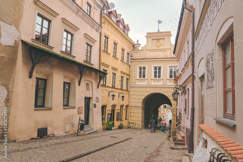 Fototapeta Naklejka Na Ścianę i Meble -  Brama Grodzka gate in Lublin