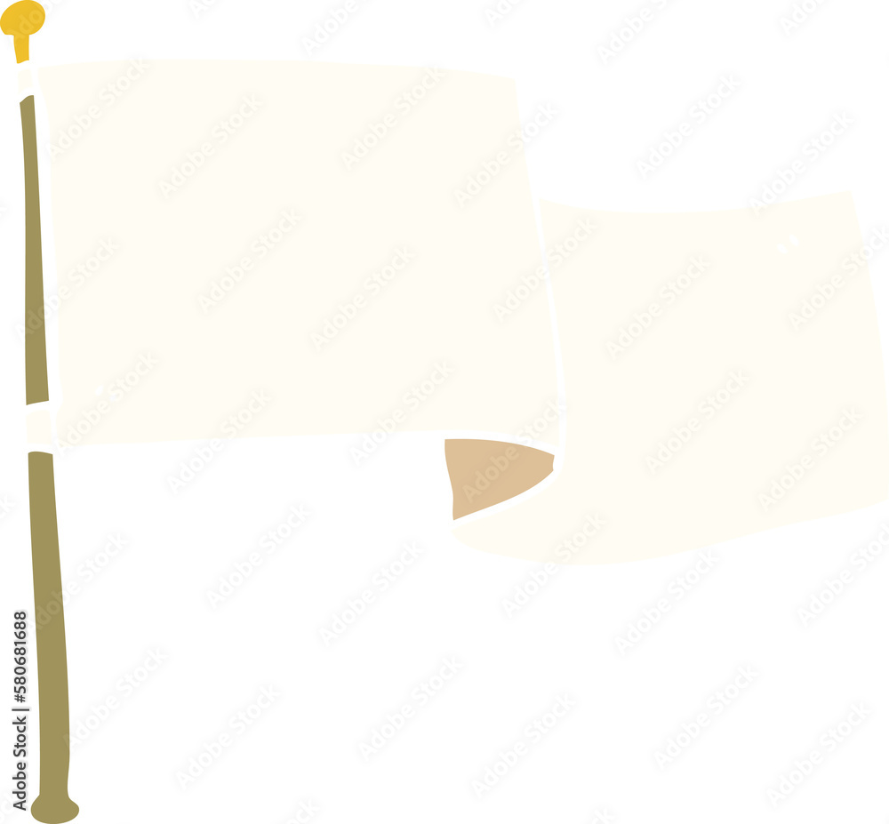 cartoon doodle white flag waving cartoon doodle white flag waving