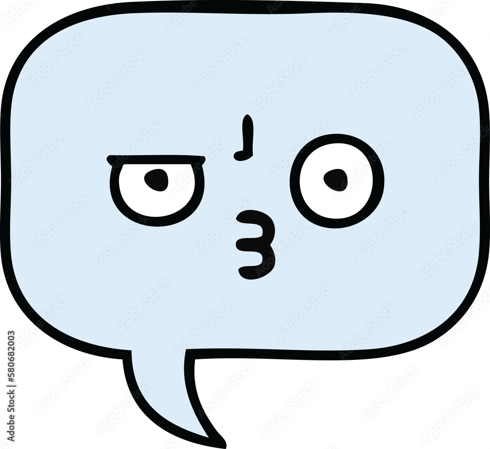cute cartoon speech bubble cute cartoon speech bubble