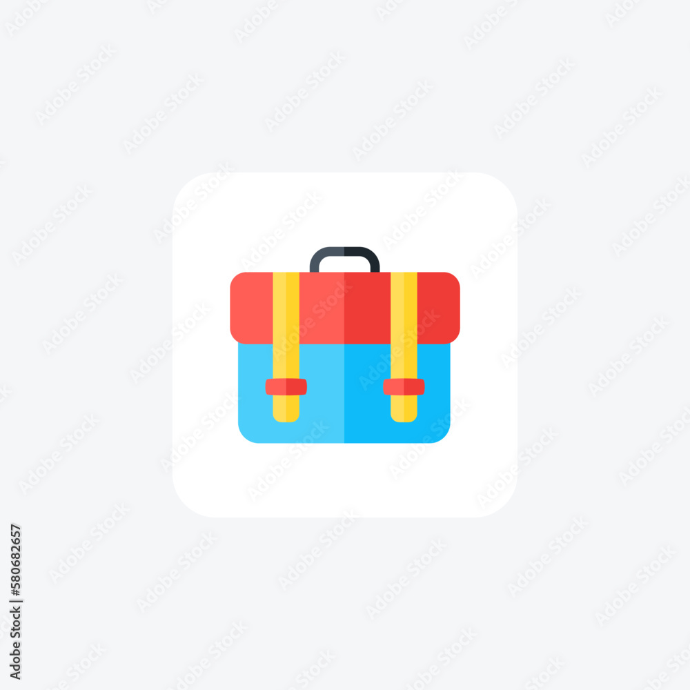Bag, backpack fully editable vector fill icon
Bag, backpack fully editable vector fill icon