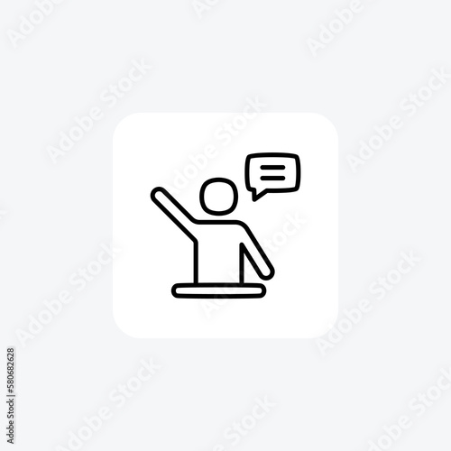 Chat  comment fully editable vector fill icon  
