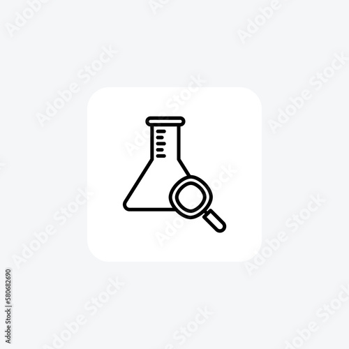 Lab, laboratory fully editable vector fill icon

