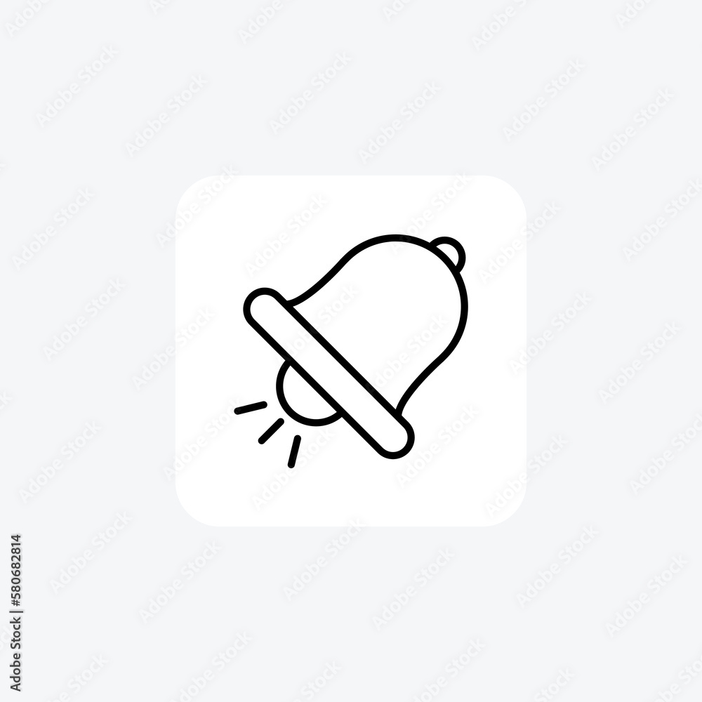 Bell, school bell fully editable vector fill icon
Bell, school bell fully editable vector fill icon