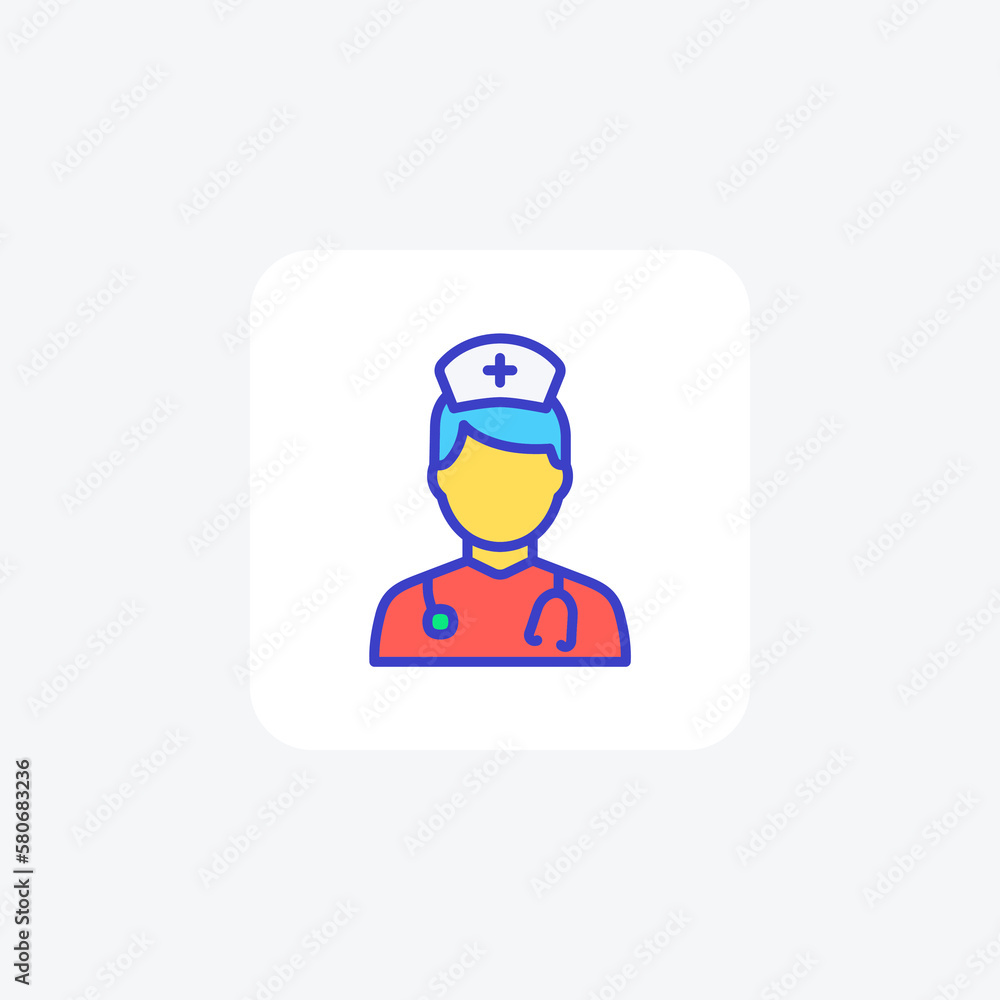 Doctor, health care fully editable vector fill icon
Doctor, health care fully editable vector fill icon