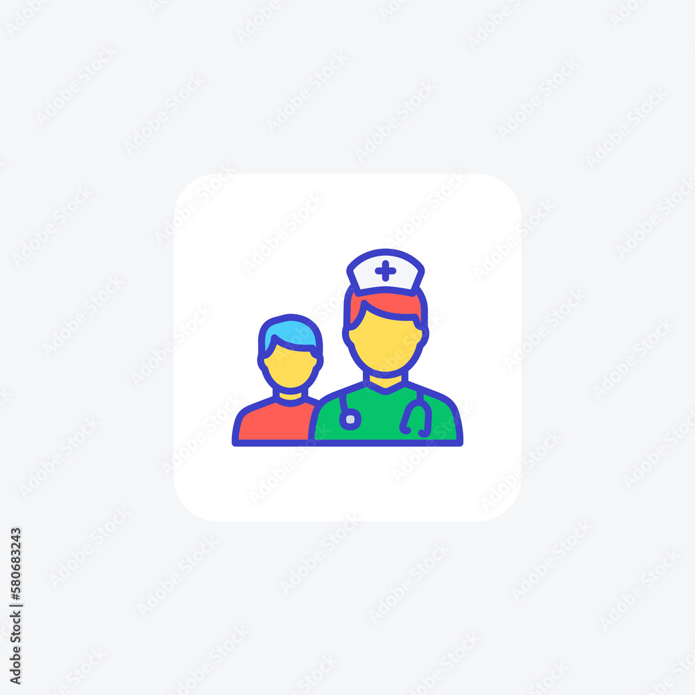 Children specialist fully editable vector fill icon
Children specialist fully editable vector fill icon