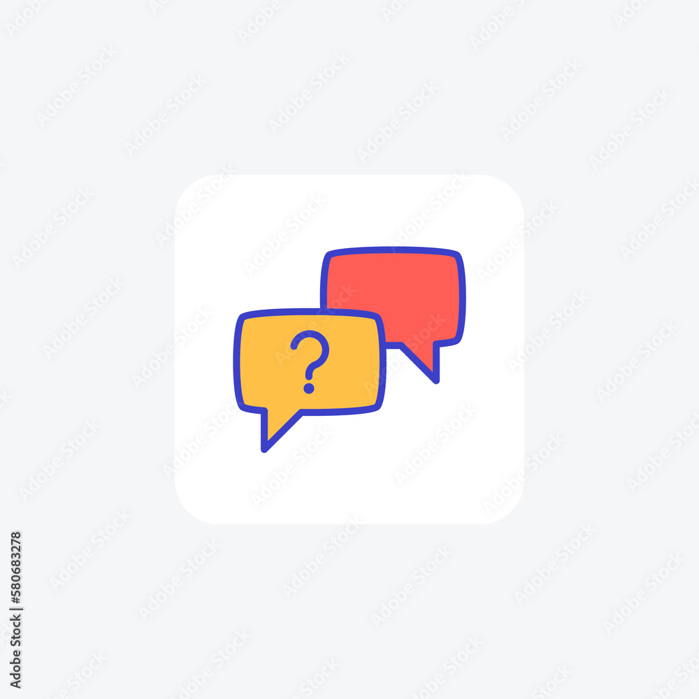 Message, bubble fully editable vector fill icon
Message, bubble fully editable vector fill icon