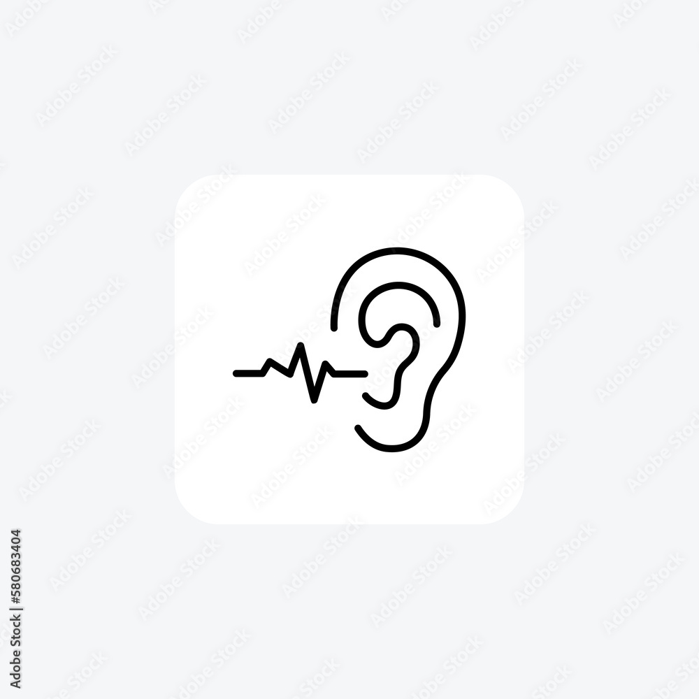 Bacteria, ear, fully editable vector fill icon
Bacteria, ear, fully editable vector fill icon