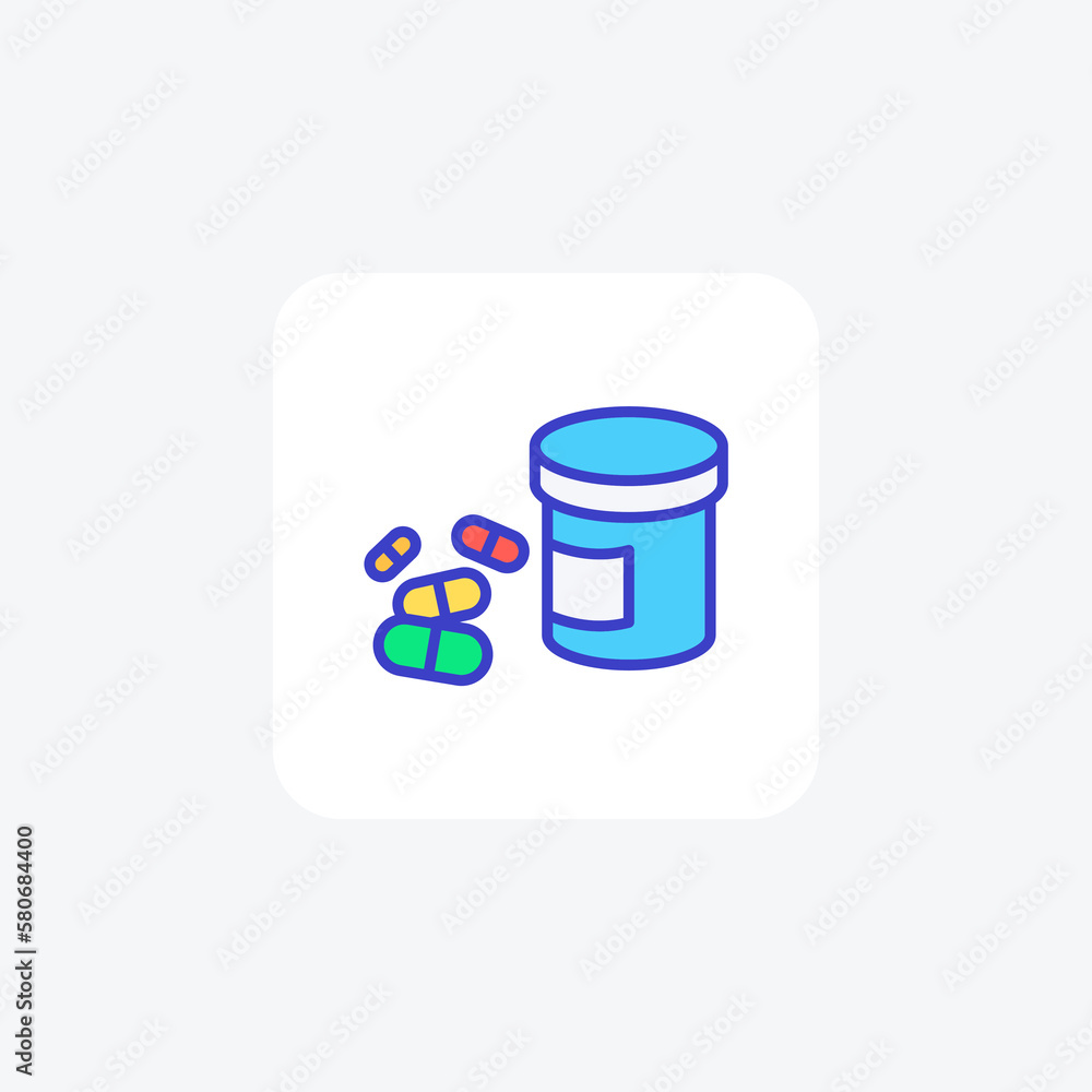 Medicine, capsule fully editable vector fill icon
Medicine, capsule fully editable vector fill icon