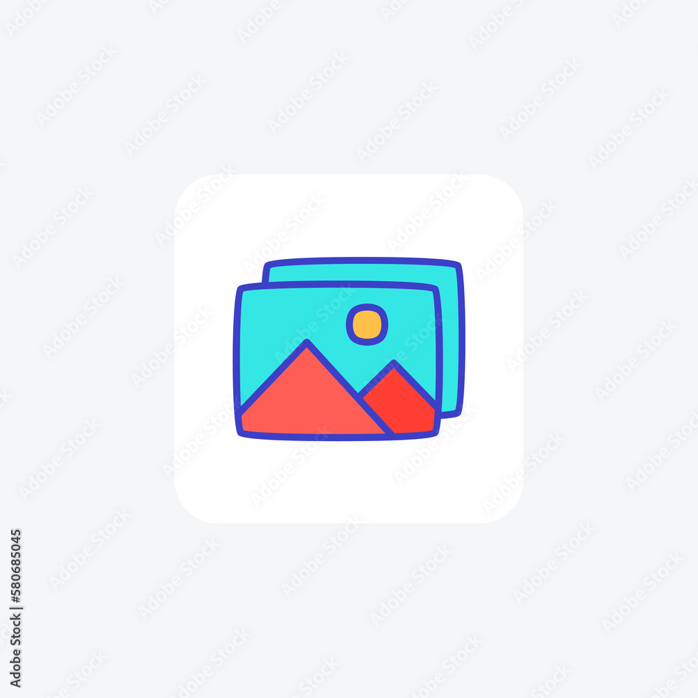 Image, desktop fully editable vector fill icon
Image, desktop fully editable vector fill icon