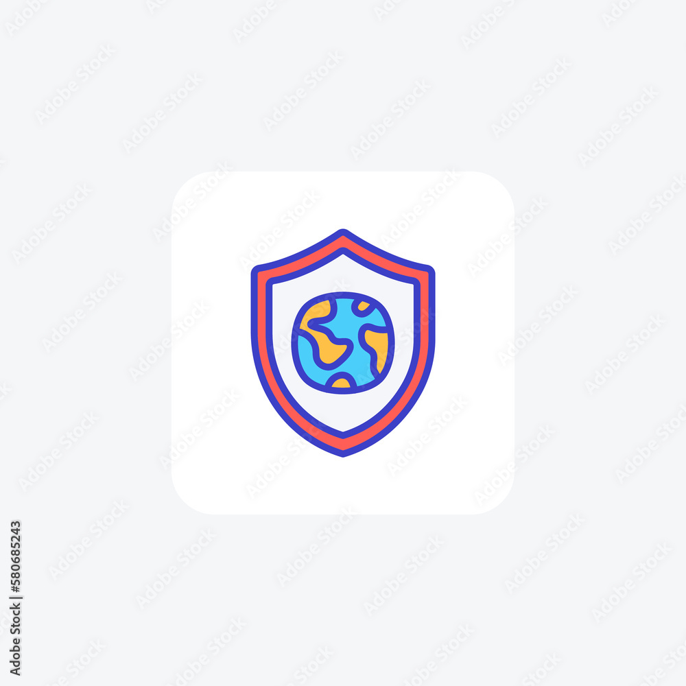 Protection, security, fully editable vector fill icon
Protection, security, fully editable vector fill icon