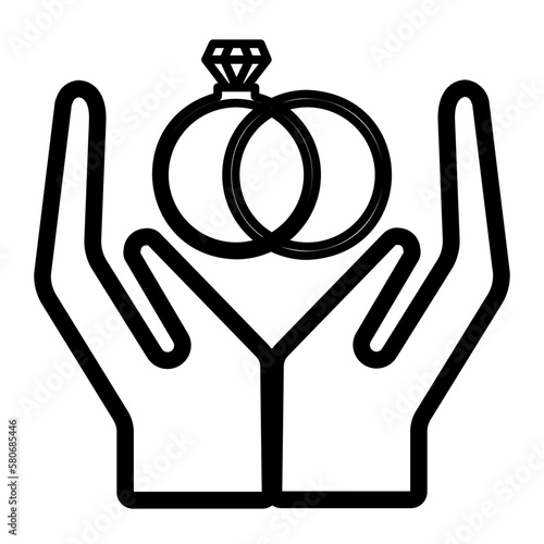wedding proposal icon